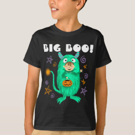 Camiseta Halloween Big Boo divertido personaje lindo