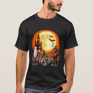 Camiseta Halloween Bigfots Horror Boo Fantasma Mummy Lo