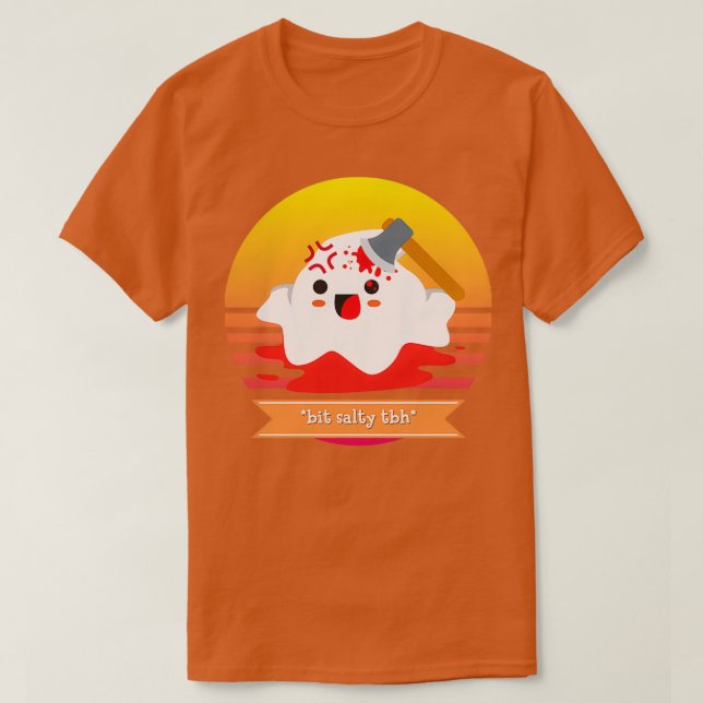 Camiseta Halloween Bits Fantasma Salados TBH (Diseño del anverso)
