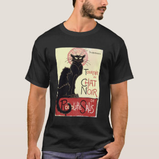 Camiseta Halloween Black Cat Le Chat Noir Tournee French
