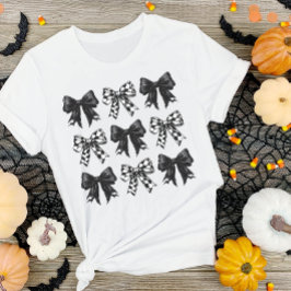 Camiseta Halloween Black rebobinada Coquette oscura