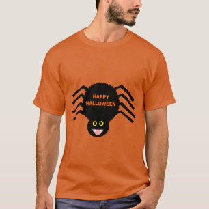 Camiseta Halloween Black Spider