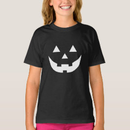 Camiseta Halloween blanco negro Jack o disfraz de linterna