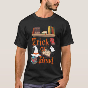 Camiseta Halloween Bo, truco bibliotecario o evento de la b