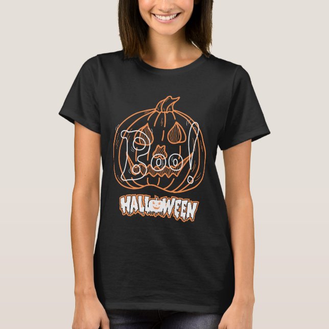 Camiseta Halloween Bompkin Unisex (Anverso)