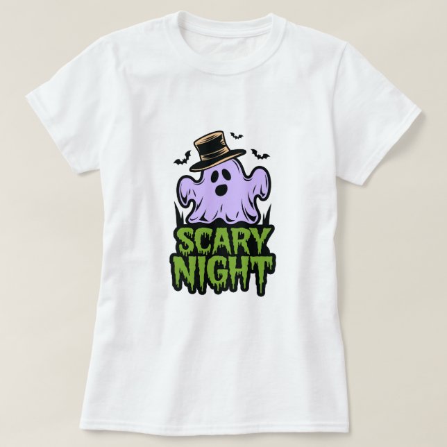 Camiseta Halloween Boo (Diseño del anverso)