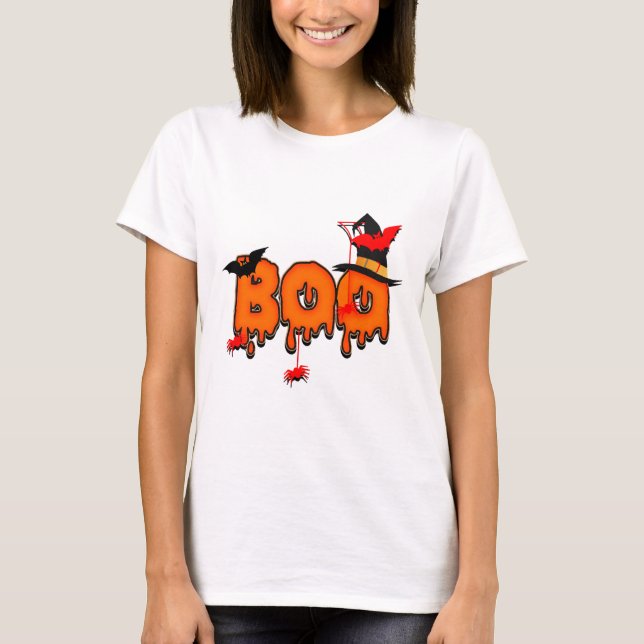 Camiseta HALLOWEEN Boo             (Anverso)