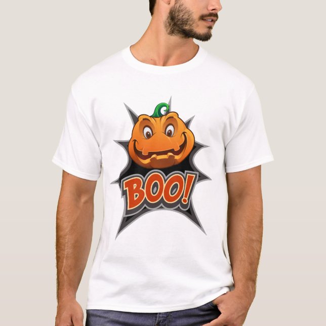 Camiseta Halloween Boo     (Anverso)