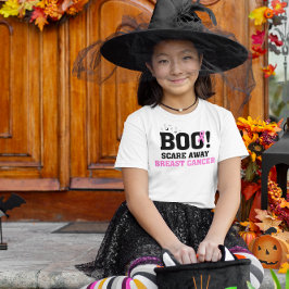 Camiseta Halloween BOO ahuyenta el cáncer de mama