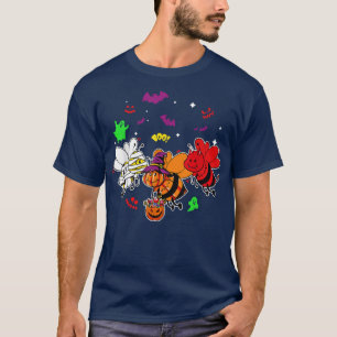 Camiseta Halloween Boo Bee Ghoul Mummy Vampire Halloween Co