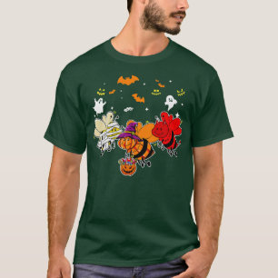 Camiseta Halloween Boo Bee Ghoul Mummy Vampire Halloween Co