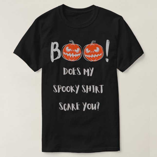 Camiseta Halloween Boo Do I Sasutenyou (Diseño del anverso)