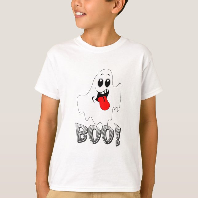 Camiseta halloween Boo Funny (Anverso)