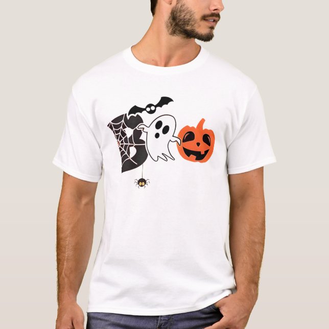 Camiseta Halloween Boo Funny Halloween (Anverso)