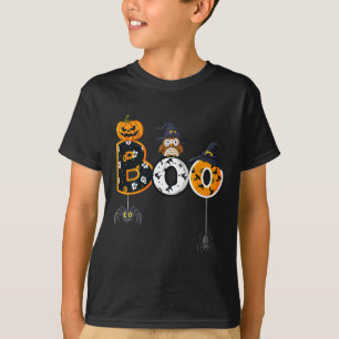 Camiseta Halloween Boo Owl Con Gorra De Brujas Spiders Chic