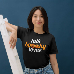 Camiseta Halloween Boo Pumpkin Talk Me Habló