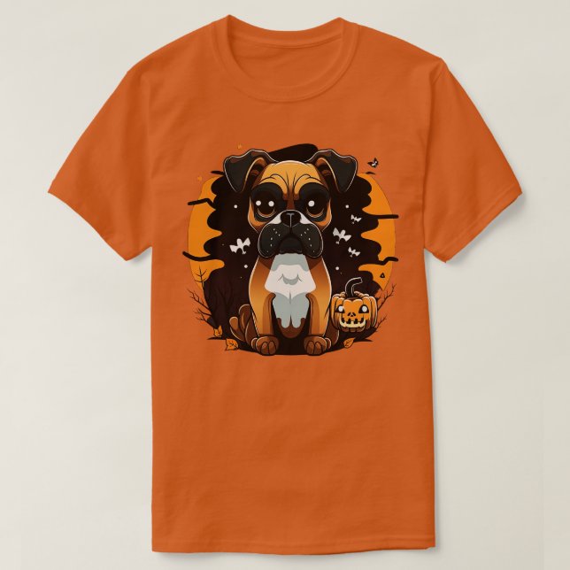 Camiseta Halloween Boxer 4 (Diseño del anverso)