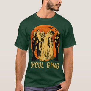 Camiseta Halloween Bride Ghoul Gang Gótico de horror Queens