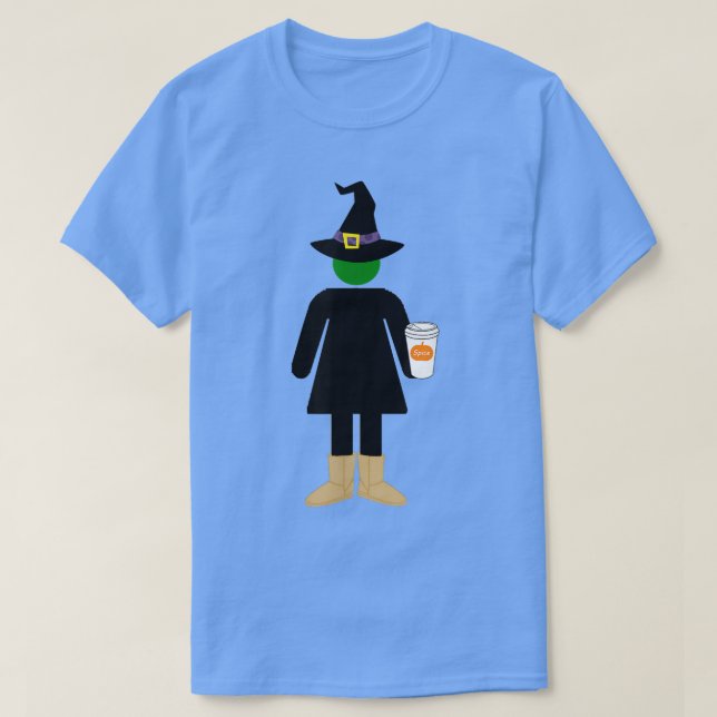 Camiseta Halloween Bruja Básica 131  (Diseño del anverso)