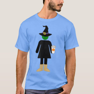 Camiseta Halloween Bruja Básica 131 
