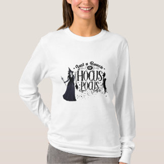 Camiseta Halloween bruja hocus pocus design