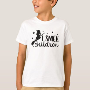 Camiseta Halloween Bruja Hocus Pocus Huelo niños