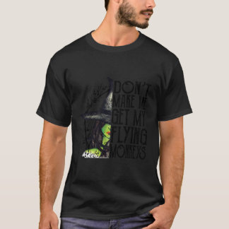 Camiseta Halloween Bruja No Me Hagas Conseguir Mi Mono Vola