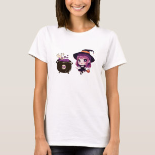 Camiseta Halloween/bruja/otoño/octubre