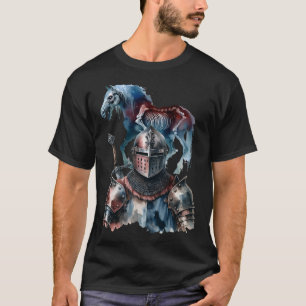 Camiseta Halloween Caballeros Medievales Caballos Knight Ho