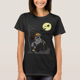 Camiseta Halloween Caballo sin Cabeza