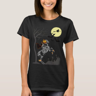 Camiseta Halloween Caballo sin Cabeza