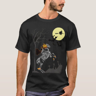 Camiseta Halloween Caballo sin Cabeza