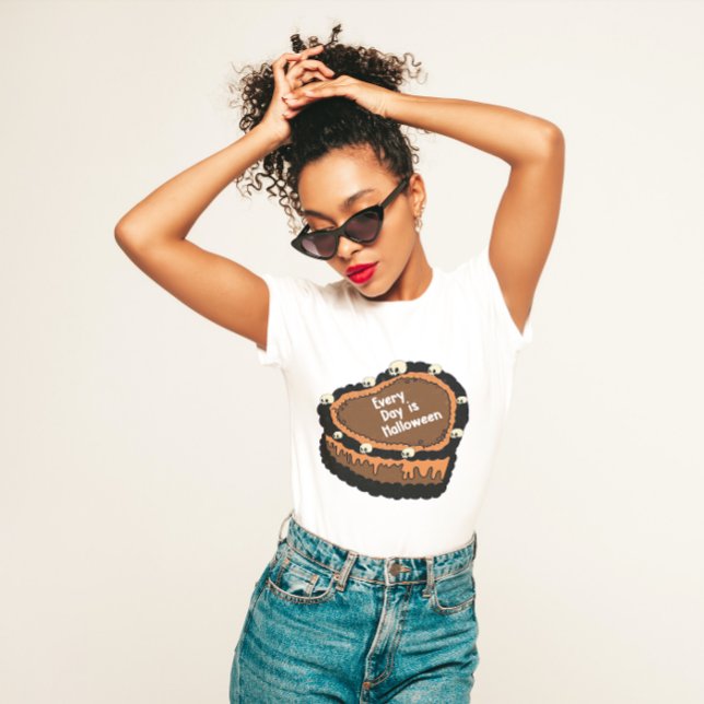 CAMISETA HALLOWEEN CADA DÍA ES HALLOWEEN CHOCO CAKE (Subido por el creador)