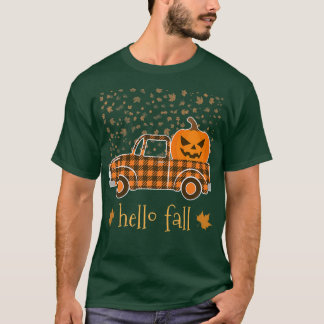 Camiseta Halloween Calabaza Buffalo Truco Alabanza Árbol F