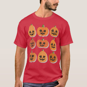Camiseta Halloween Calabaza de Acción de Gracias V para las