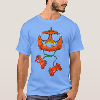 Camiseta Halloween Calabaza Jack O Lantern Halloween Gamer 