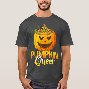 Camiseta Halloween Calabaza Reina Corona Graciosa Hola Rein