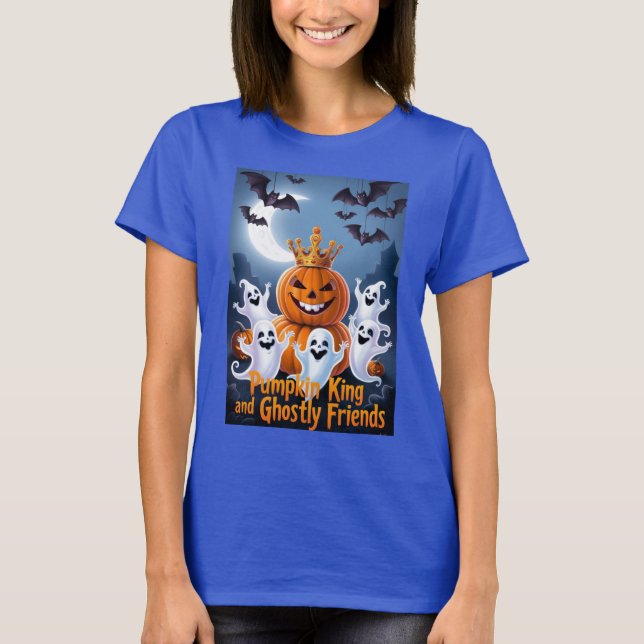 Camiseta Halloween Calabaza Rey Tee (Anverso)
