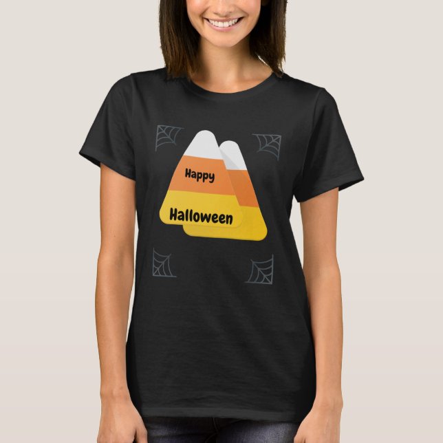 Camiseta Halloween Candy Corn (Anverso)