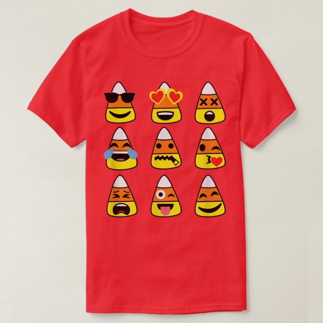 Camiseta Halloween Candy Corn 3388 (Diseño del anverso)