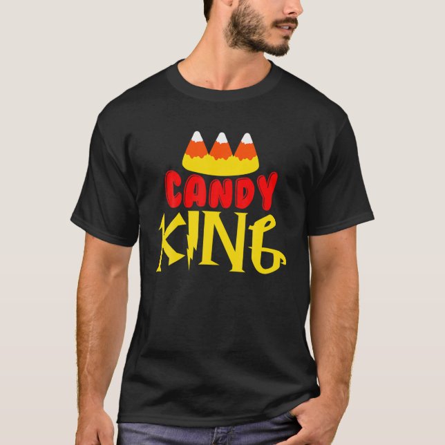 Camiseta Halloween Candy King Halloween Candy Corn Fam 2022 (Anverso)