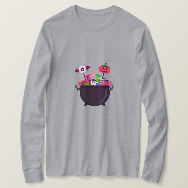 Camiseta Halloween Candy & Spooky Sweet Mix (Anverso del diseño)