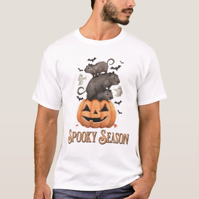 Camiseta Halloween Capybara (Anverso)