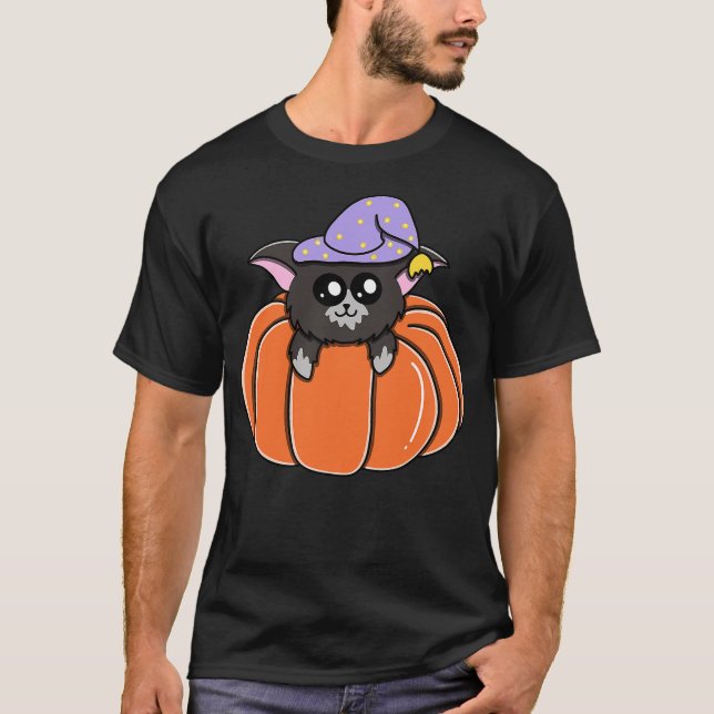 Camiseta Halloween cat (Anverso)