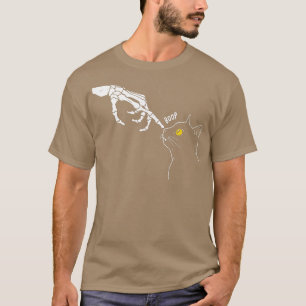 Camiseta Halloween Cat Black Lover Skeleton Hand Boop diver
