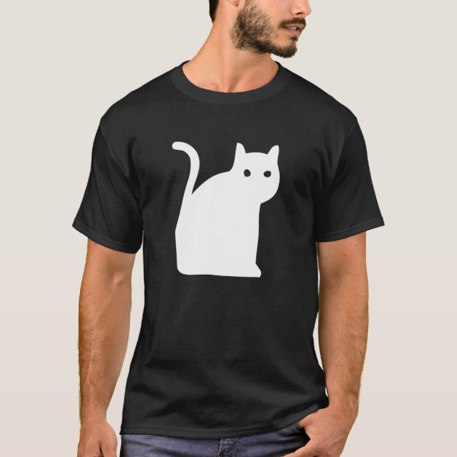 Camiseta Halloween Cat Sitting Rendy Aesthetic (Anverso)