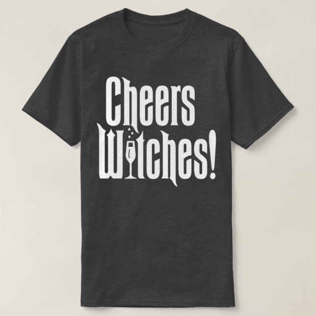 Camiseta Halloween Cheers Witches (Diseño del anverso)