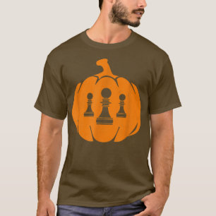 Camiseta Halloween Chess Player Pumpkin Chess