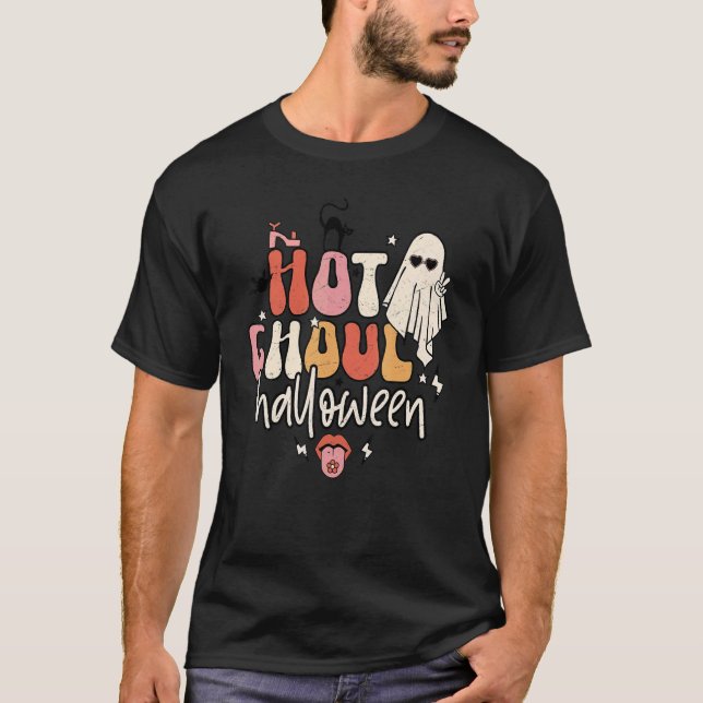Camiseta Halloween, Chica de Fantasma Fantasma Halloween (Anverso)