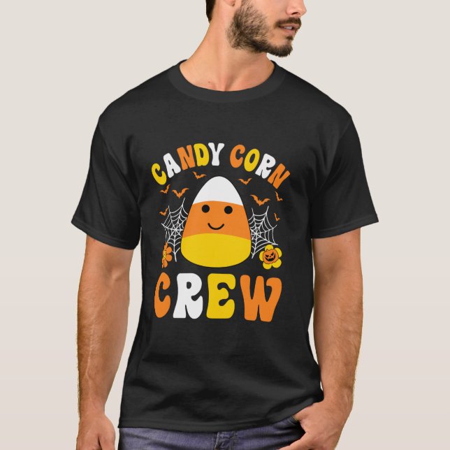 Camiseta Halloween Chicas de Cute Candy Corn Crew (Anverso)